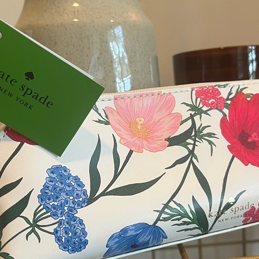 Kate Spade Floral Pencil Case - Picture 3 of 4